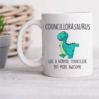 60 SECOND MAKEOVER Councillorasaurus Mug in White