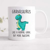 60 SECOND MAKEOVER Women's Granasaurus Mug in White