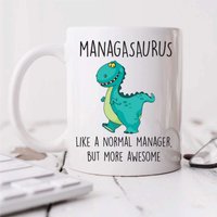 60 SECOND MAKEOVER Managasaurus Mug in White