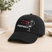 Id Rather Be Watching Football Cap