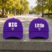 Big Little Heart Baseball Cap Set