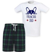 Frenchie Dad Tartan Short Pyjama Set