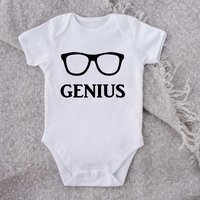 60 SECOND MAKEOVER Genius Bodysuit Baby Grow in White | Size: 12-18 m