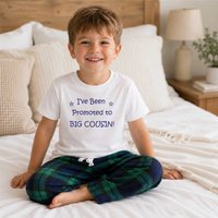 I've Been Promoted To Big Cousin Pyjamas Children Trouser Bottoms Pyjama Set in | Size: 2-3 Years