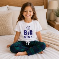 Big Sis Pyjamas Tartan Trouser Bottoms Pyjama Set Sister