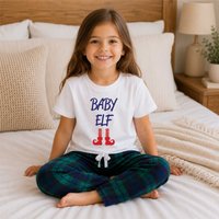Elf Pyjamas Tartan Trouser Bottoms Pyjama Set Christmas