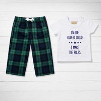 Im Oldest I Make Rules Pyjamas Trouser Bottoms Pyjama Set