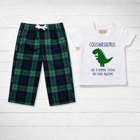 Cousin Dinsosaur Pyjamas Children Trouser Bottoms Pyjama Set Christmas in | Size: 13 Years