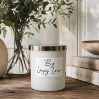 60 SECOND MAKEOVER Mountain Air 20cl White Candle With Silver Lid