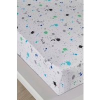Game Glow Gamer Themed 28cm Fitted Bed Sheet Single Fitted
