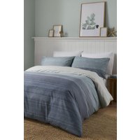 Fusion 'Fairhaven' Easy Care Duvet Cover Set in Blue | Size: Double