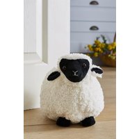 Ulster Weavers Finbar Sheep Animal Print 100% Cotton Shaped Doorstop in Natural