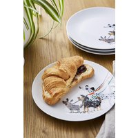 Ulster Weavers 'Dog Days' Animal Print Porcelain Side Plate in White
