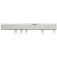 New Edge Blinds White Fineline Aluminium Curtain Track | Size: 250 cm