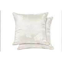 New Edge Blinds English Garden Cushion Cover in Cream | Size: 43 cm x 43 cm