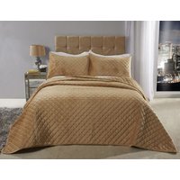 New Edge Blinds Banbury Bedspread in Yellow | Size: Double