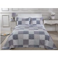 New Edge Blinds Worcester Bedspread in Blue | Size: Single