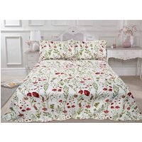 New Edge Blinds Poppies Bedspread | Size: Single