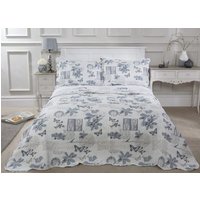 New Edge Blinds Hemmingway Bedspread in Grey | Size: Double