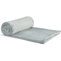 New Edge Blinds Plush Collection Flannel Fleece Super Soft Throw in Grey | Size: 127 cm x 152 cm