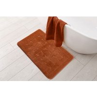 New Edge Blinds Shades Collection Bath Mat in Orange | Size: 45 cm width x 75 cm drop