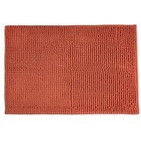 New Edge Blinds Marlow Collection Soft Touch Non-Slip Bathroom Rug in Orange | Size: 60 cm x 45 cm