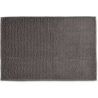 New Edge Blinds Marlow Collection Soft Touch Non-Slip Bathroom Rug in Grey | Size: 45 cm width x 75 cm drop
