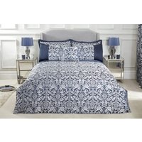 New Edge Blinds Harrow Duvet Set in Blue | Size: Super King