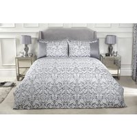 New Edge Blinds Harrow Duvet Set in Grey | Size: Super King