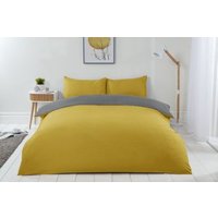 New Edge Blinds Brights Reversible Duvet in Yellow | Size: Double