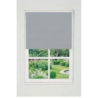 New Edge Blinds Light Grey Plain Straight Edge Daylight Roller Blind 165cm Drop | Size: 80 cm width x 165 cm drop