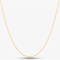 9ct Yellow Gold 16inch Fine Curb Chain G10C16 inches