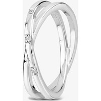 Rosa Lea Women's Double Crossover Ring BJ-R2781C 58 in Silver | Size: N