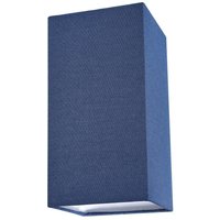 Happy Homewares Contemporary & Stylish Linen Fabric Lamp Shade in Midnight | Size: 6 inches