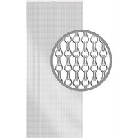 Xterminate Aluminium Fly Blind Door Screen Chain Curtain in Silver