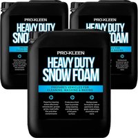 ProKleen Heavy Duty Snow Foam Car & Large Vehicle Shampoo Super Thick 3 x 5L in White