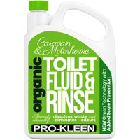 ProKleen Toilet Chemical Fluid Rinse Caravan & Motorhome Cleaner 1 x 2L in Green | Size: 1 Pack