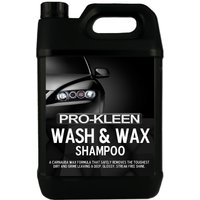 ProKleen Wash & Wax Car pH Neutral Shampoo with Carnauba Wax - 1 x 5L in Clear