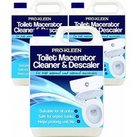 Toilet Macerator Cleaner & Descaler 3 x