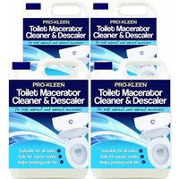 Toilet Macerator Cleaner & Descaler 4 x