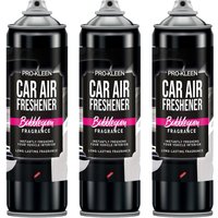 ProKleen Car Air Freshener - Removes Odours - Bubblegum Fragrance - 3 x 400ml in Clear