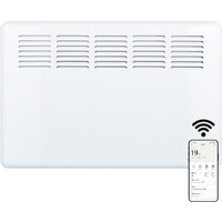 MYLEK Smart App Wifi Electric Panel Heater with 24/7 Timer IP24 Rated 1.5kW in White
