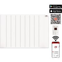 MYLEK Wifi Smart App Electric Panel Heater with 24/7 Timer IP24 Rated 2kW in White
