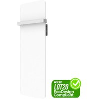 MYLEK Infrared Vertical Panel Heater 24/7 Timer & Removable Towel Rail 800W in White