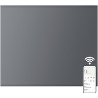 MYLEK Electric Panel Heater WIFI App Controlled Slimline 1000W in Charcoal
