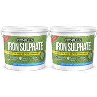 ProKleen Iron Sulphate Lawn Tonic Feed Easily Soluble Damp Powder 2 x 2.5KG in Green