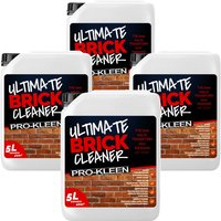ProKleen Ultimate Brick Cleaner 4 x 5L Concentrated Formula Covers 160m2 in Clear