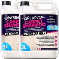 ProKleen Scent Booster Carpet Shampoo 10L Fresh Linen with Encapsulated Technology in Clear