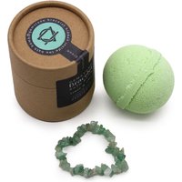 KDMD Green Aventurine Gem Bracelet Bath Bomb