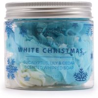 KDMD White Christmas Whipped Soap 120g in Blue